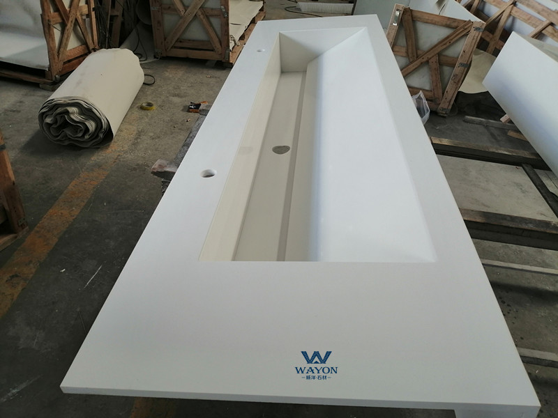 Fregadero de cuarzo (WG025 blanco puro)