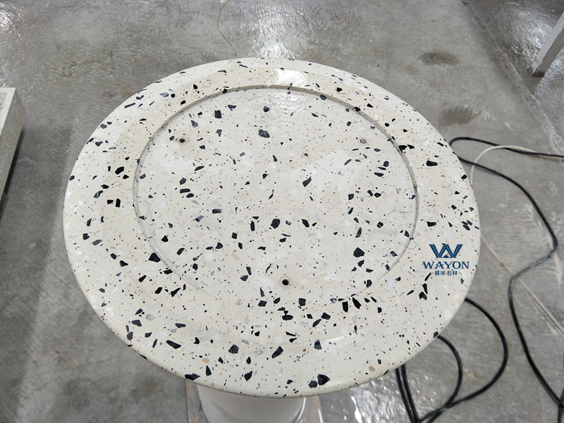 Tablero de mesa de terrazo