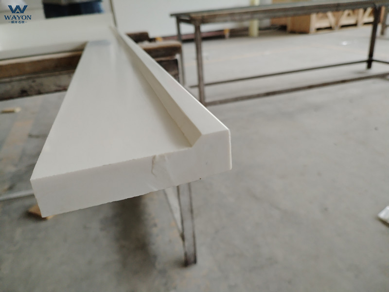 Borde de cuarzo (WG025 Blanco puro)