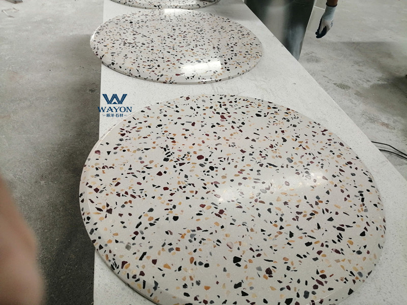 Tablero de mesa de terrazo