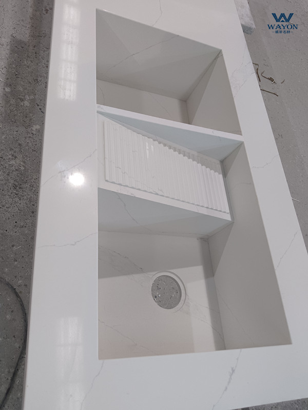 Encimera de cuarzo para tocador