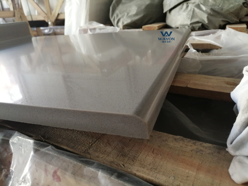 Borde de cuarzo (WG026 Shangri-La Grey)
