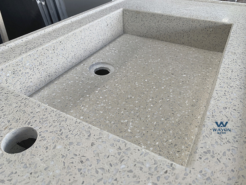 Fregadero de terrazo