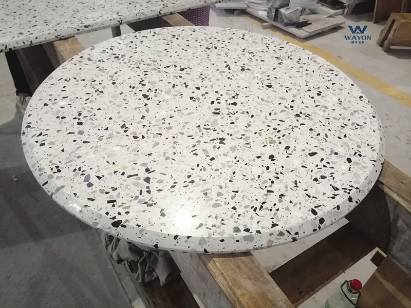 Mesa de terrazo - WT240 Diamond Ice