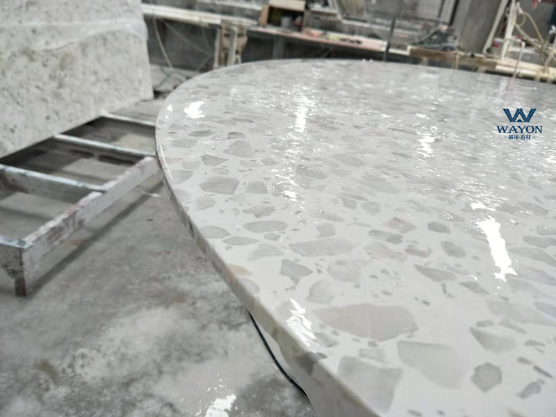 Tablero de mesa de terrazo