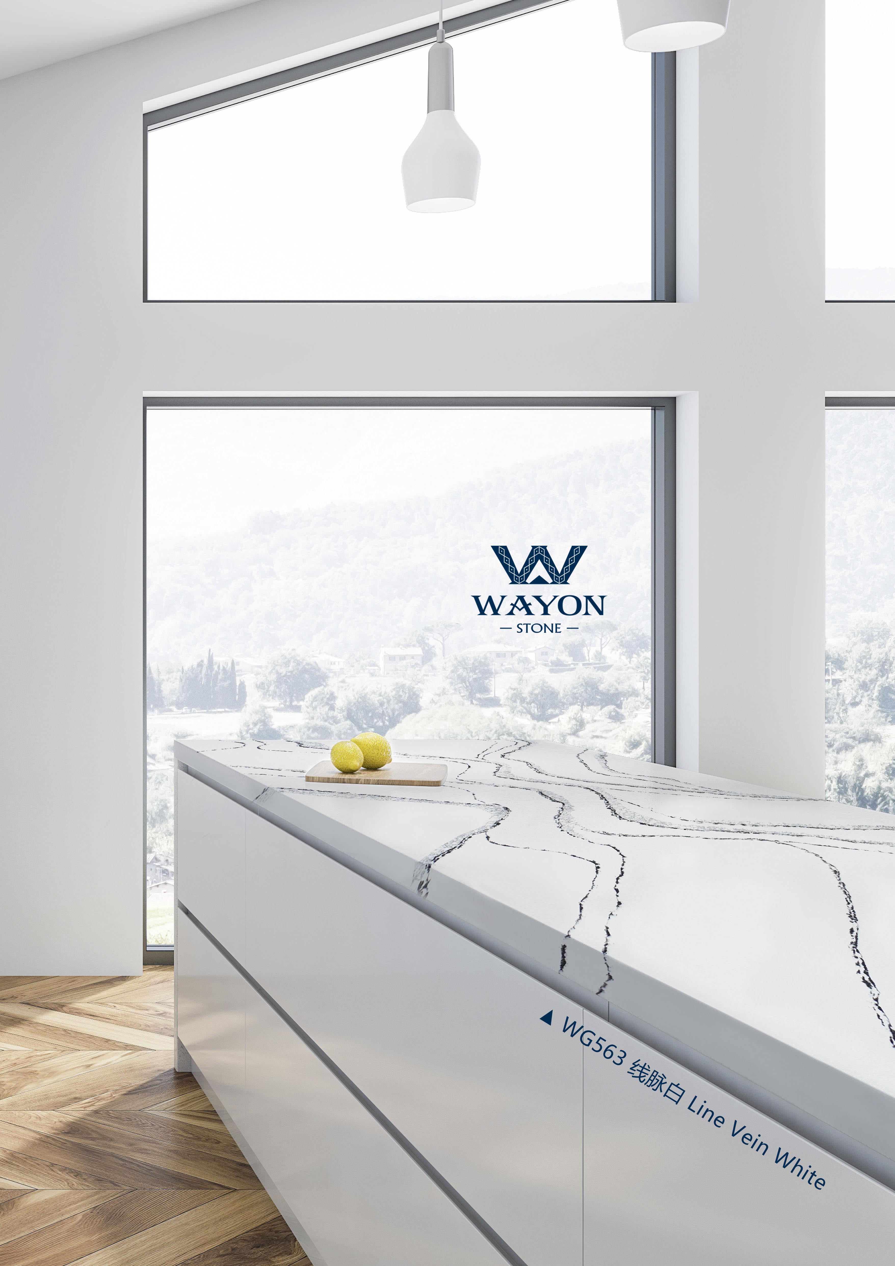 WG563 Línea de vena blanca