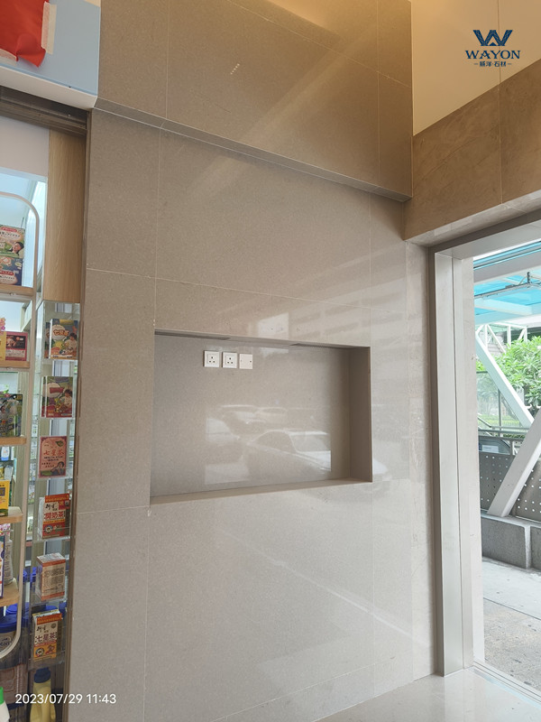 Proyecto de mármol en el centro comercial Yunshun de Macao