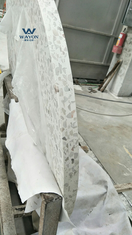 Tablero de mesa de terrazo