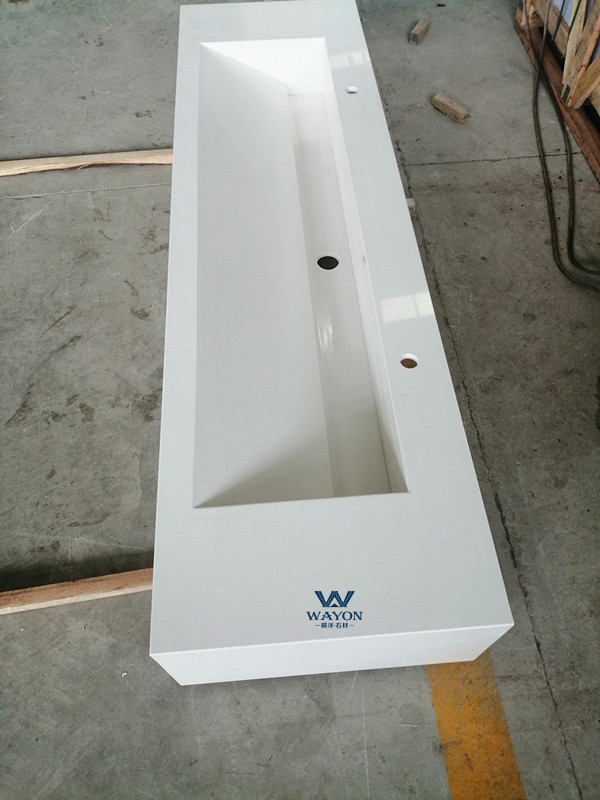Fregadero de cuarzo (WG025 blanco puro)