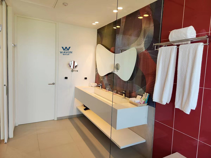 Lavabo de baño integrado para hotel de España