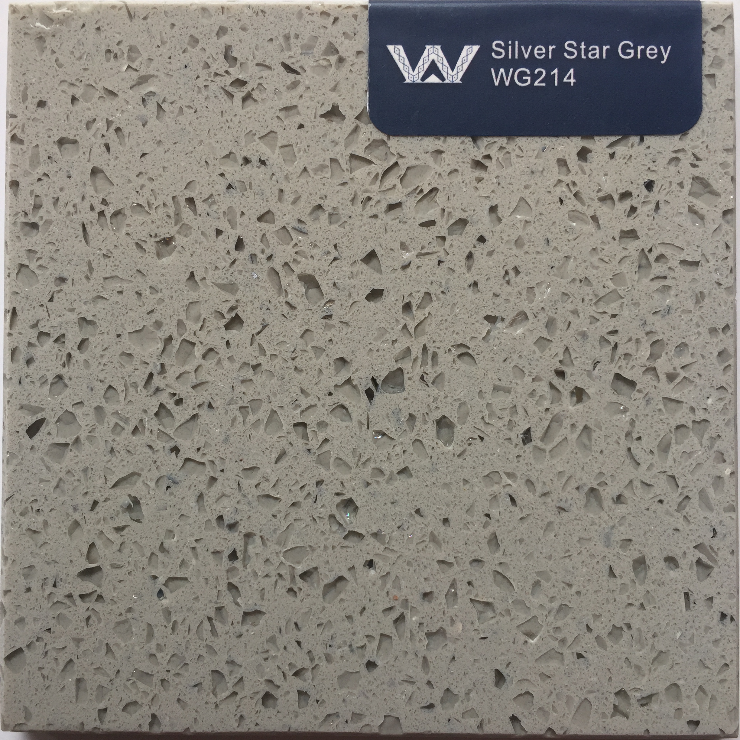 WG214 Estrella plateada gris