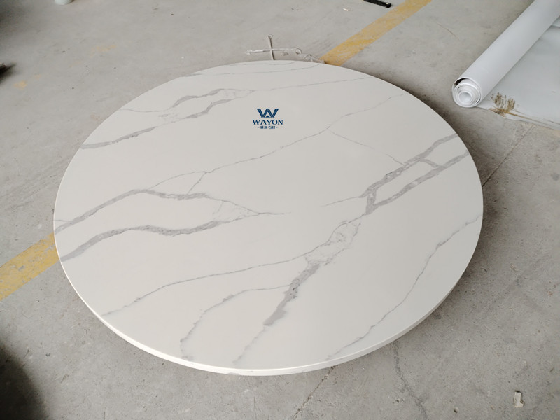 WG422 Tablero de mesa de cuarzo Calacatta Vagli