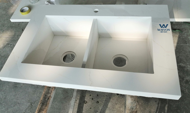 Encimera de cuarzo para tocador
