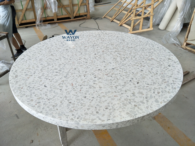 Tablero de mesa de terrazo