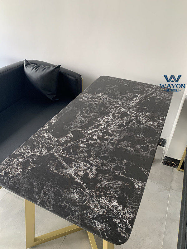 Tablero de mesa de cuarzo (WG459 Icecrack Black)