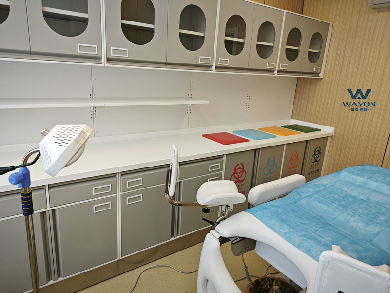 Proyecto de encimera de piedra artificial del Hospital Hanshou Geer de Changde