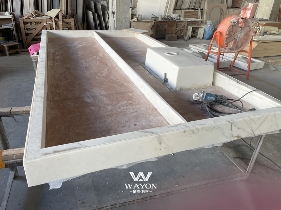 Encimera de cocina de mármol