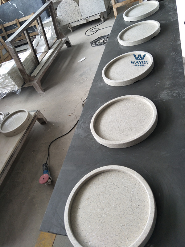 Encimera de mueble de terrazo