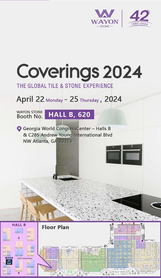 [Coverings 2024] Productos de piedra de alta calidad | Wayon Stone