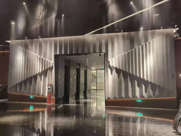 Piedra Wayon × Hotel Changsha W | Fantasía artística de piedra de cemento