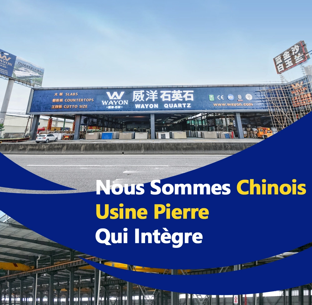 Exportación de fábrica de piedra de cuarzo de China a Canadá