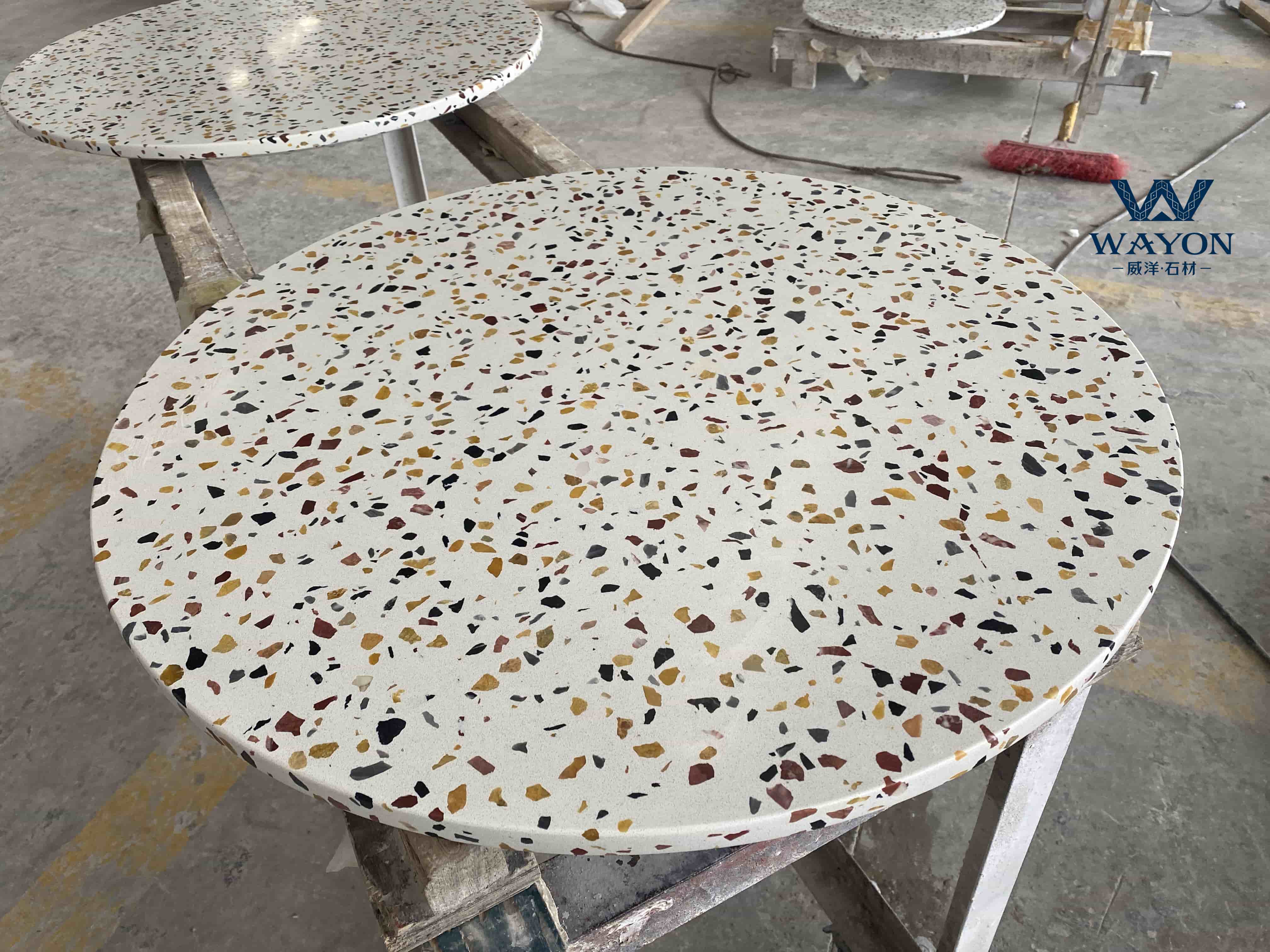 Tablero de terrazo WT246 Roman Rainbow