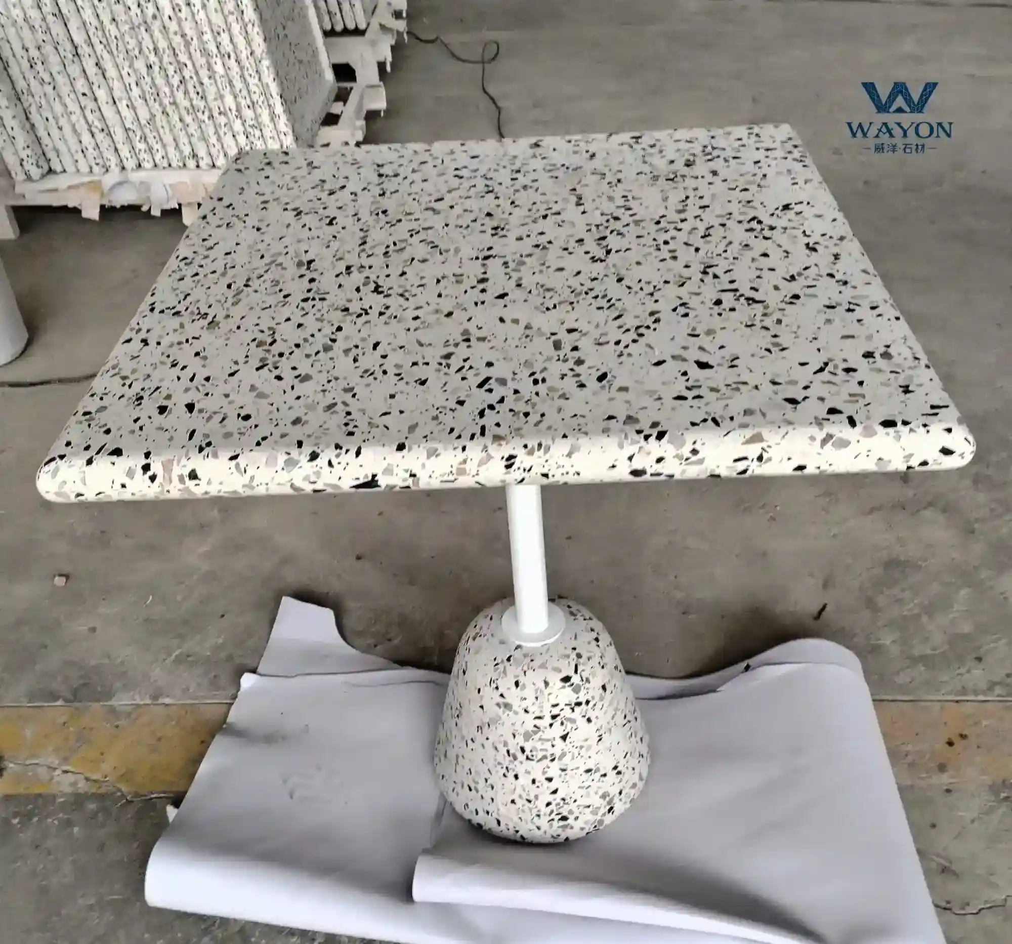Base de mesa de centro de terrazo Diamond Ice WT240