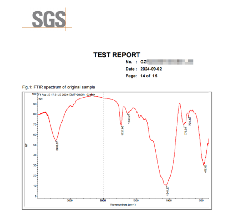 Piedra sin sílice Wayon - Verificación SGS