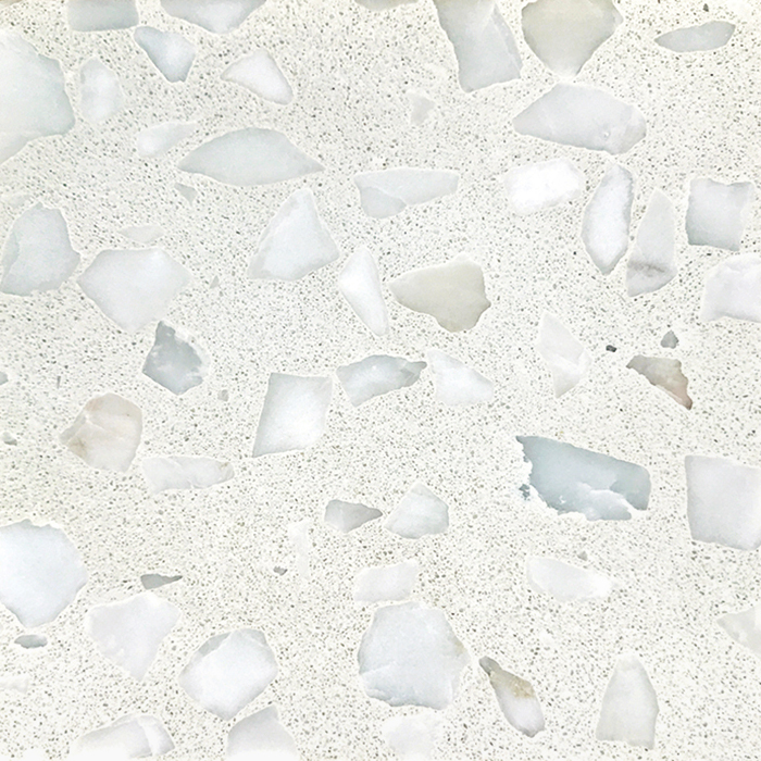 Ventajas y métodos de limpieza de la piedra terrazo blanca clara