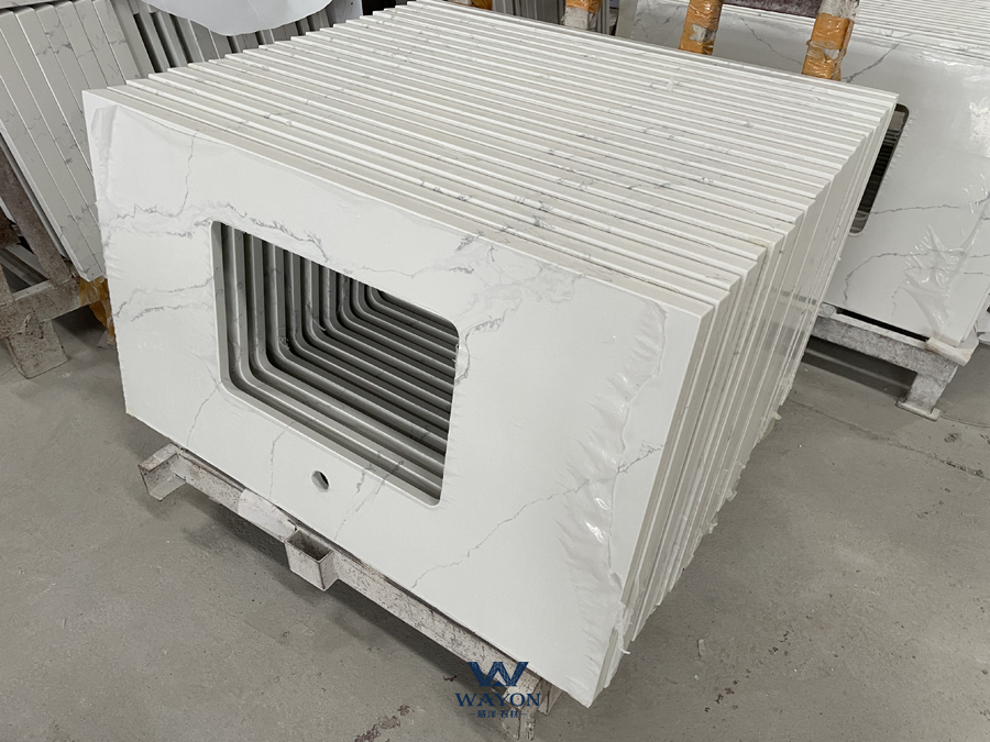 Encimera de cuarzo para tocador (WG515 Northridge)