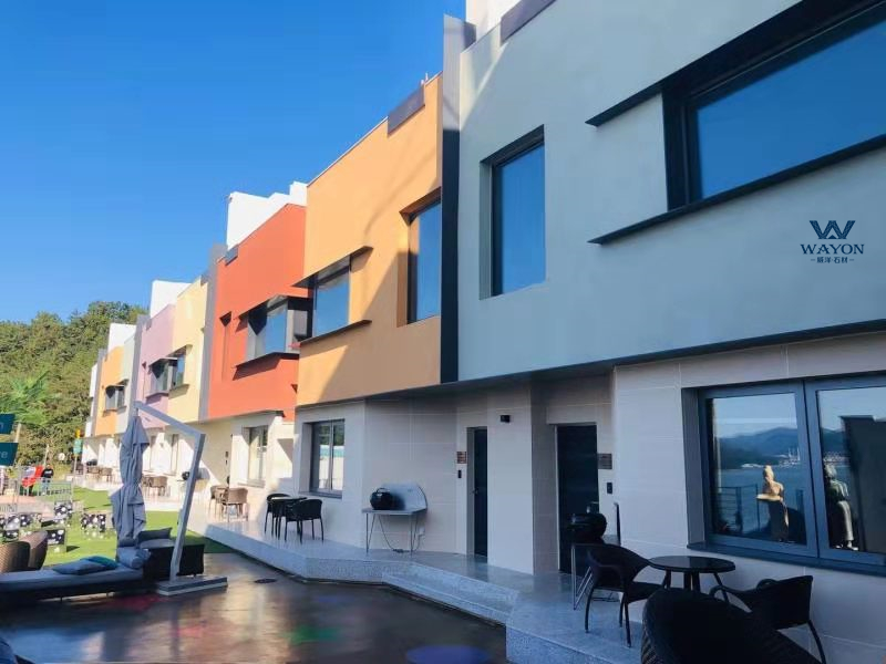 Proyecto de terrazo de villa coreana