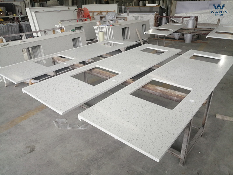 Encimeras de cuarzo para tocador (WG212 Star White)