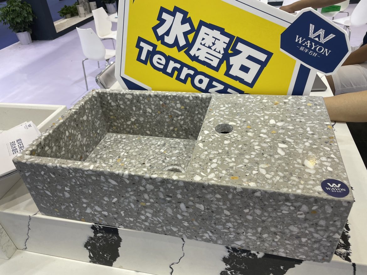 Fregadero de terrazo