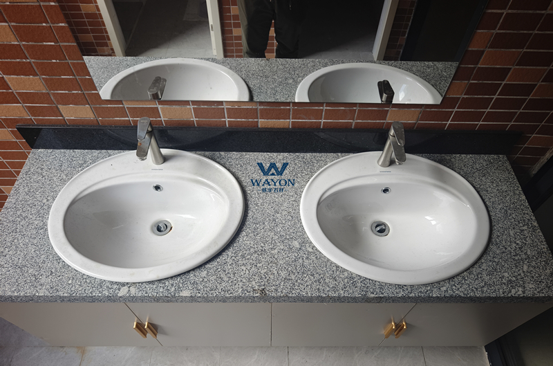 Proyecto de lavabo de granito en el dormitorio del Instituto Tecnológico de Foshan