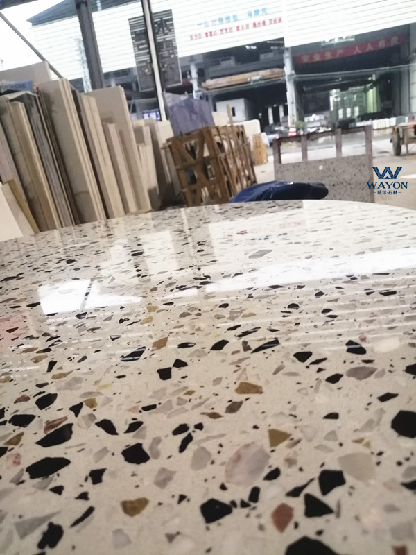 Mesa de terrazo - WT240 Diamond Ice