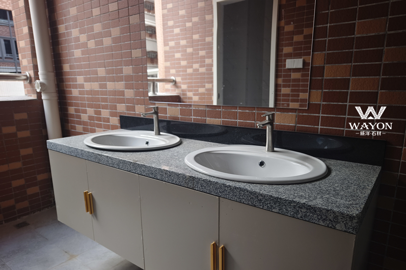 Proyecto de lavabo de granito en el dormitorio del Instituto Tecnológico de Foshan
