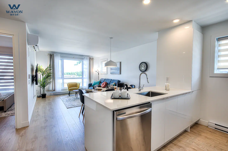 Apartamento moderno en Montreal, Canadá (WG135 Champagne Frost)
