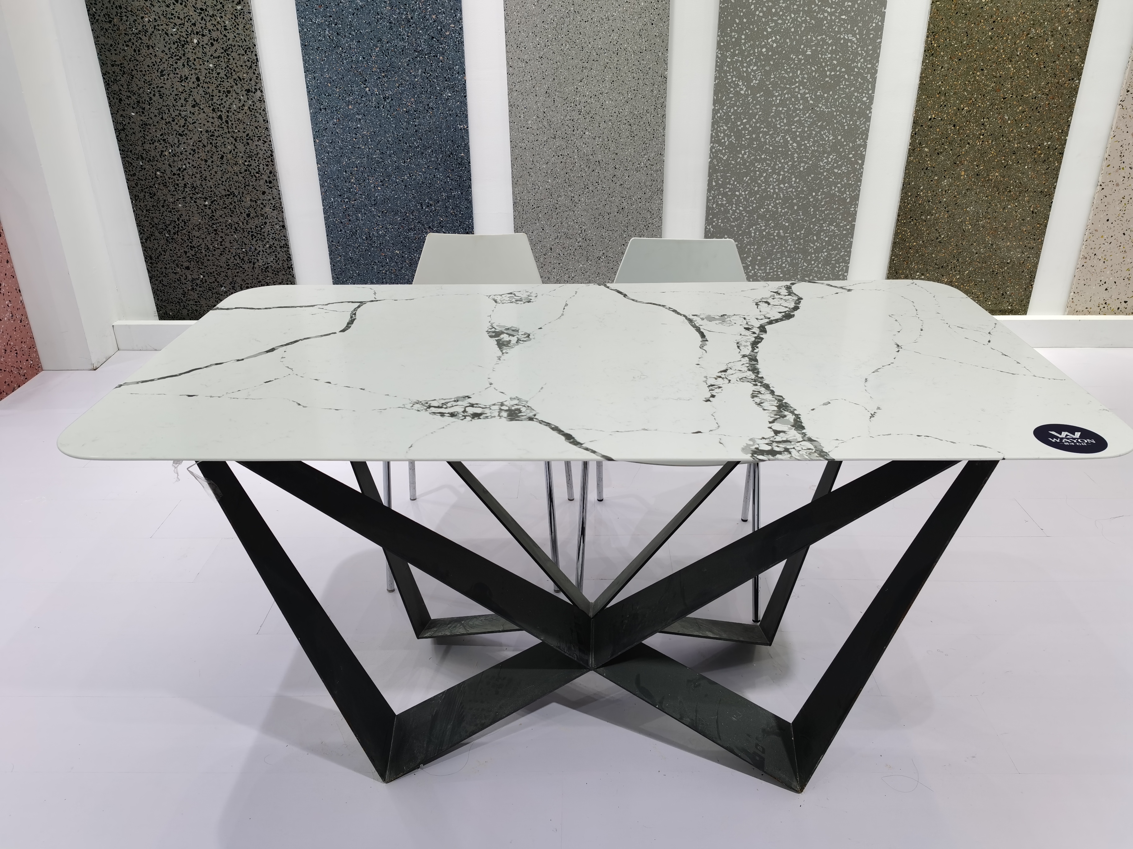 Mesa de cuarzo blanco Sunice WG469