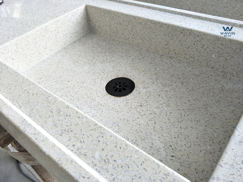 Fregadero de terrazo