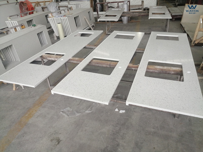 Encimeras de cuarzo para tocador (WG212 Star White)