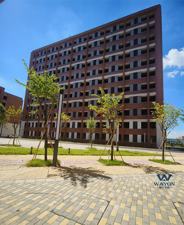 Proyecto de lavabo de granito en el dormitorio del Instituto Tecnológico de Foshan