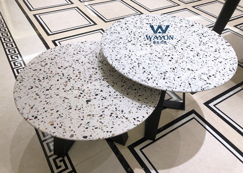Tablero de mesa de terrazo