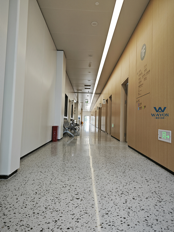 Proyecto de suelo de terrazo del Hospital Changde Hanshouger
