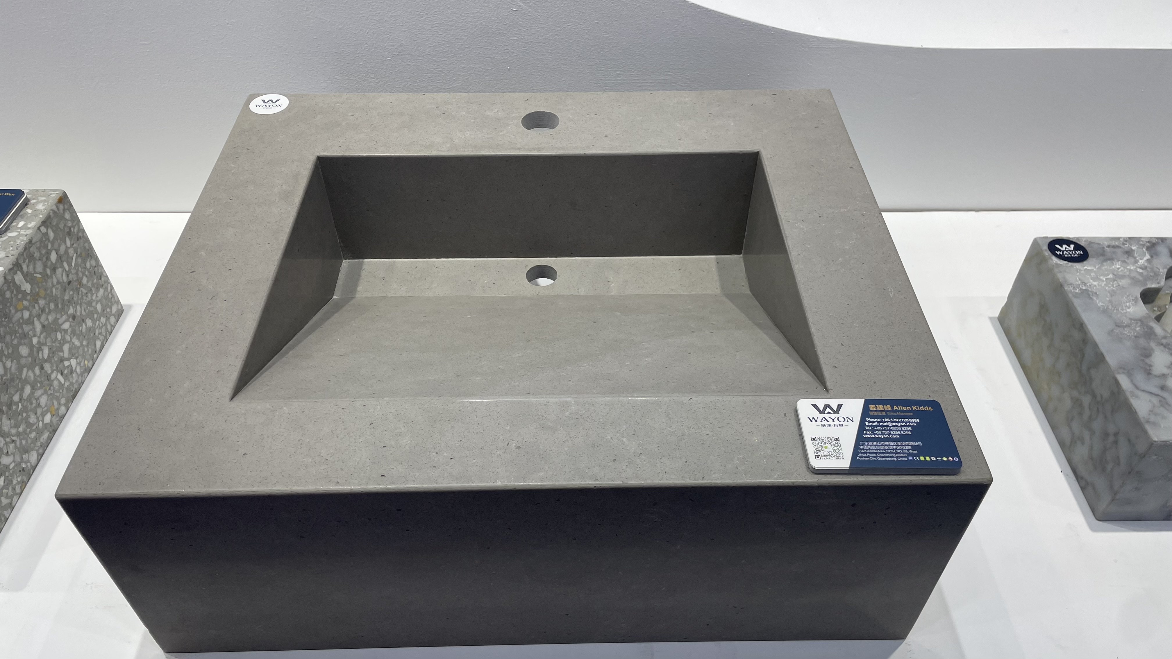 Lavabo de cuarzo Earl Grey WG475