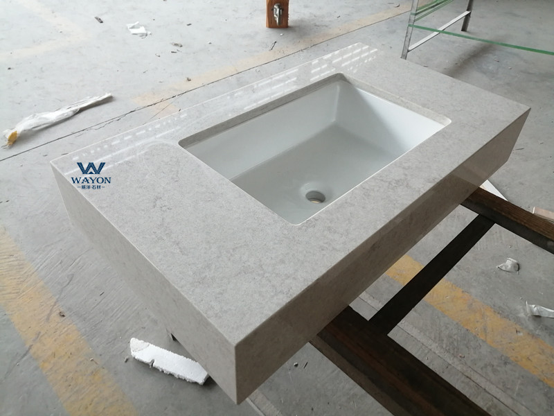 Lavabo de piedra de cuarzo