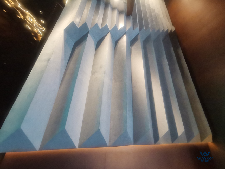 Proyecto de piedra de cemento del hotel W de Changsha