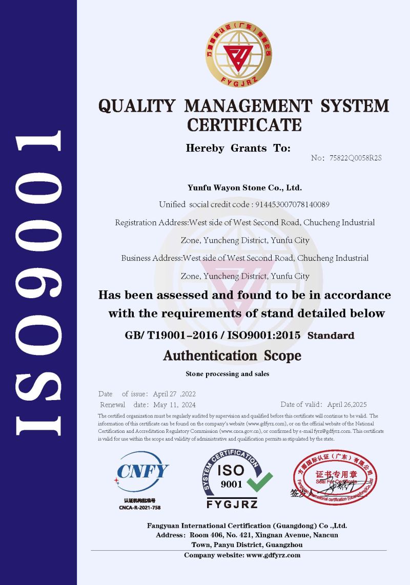 Wayon Stone ha obtenido la certificación ISO 3, interpretando responsabilidad y excelencia.